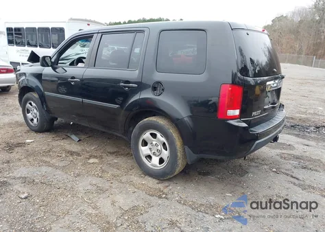 2011 Honda Pilot Lx from USA, damaged, VIN 5FNYF3H26BB024218